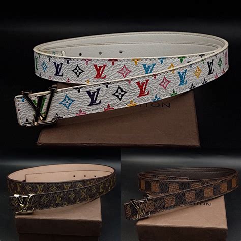 louis vuitton belt beige|louis vuitton belts women's.